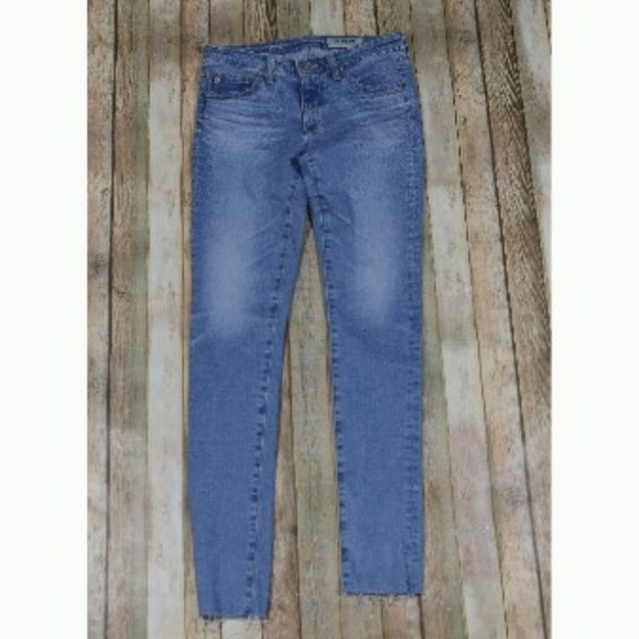 Ag Adriano Goldschmied Denim - AG Adriano Goldschmig Legging Skinny Jeans Raw Hem